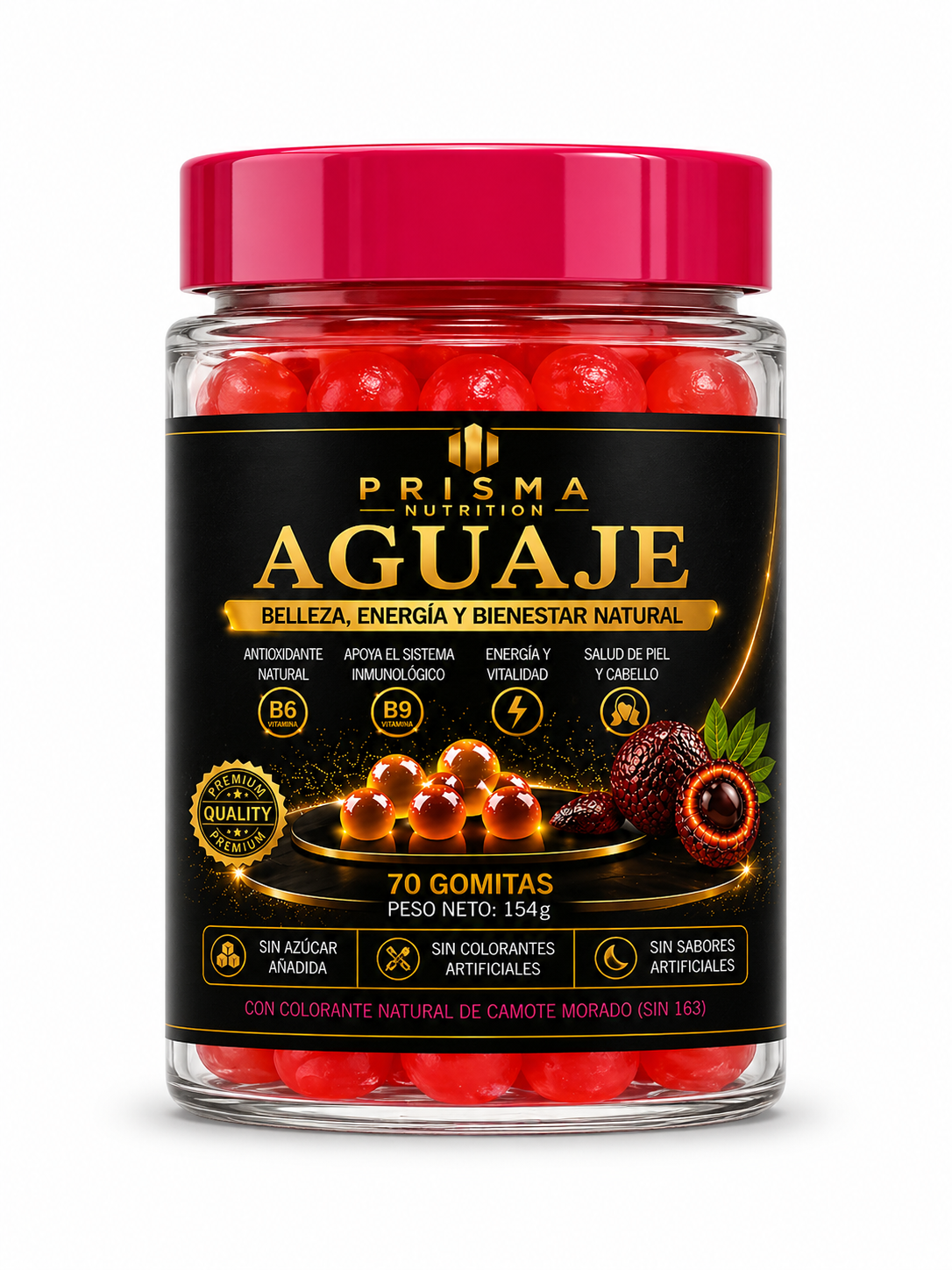 GOMITAS DE AGUAJE PRIME 70UN - PRISMA NUTRITION